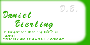 daniel bierling business card